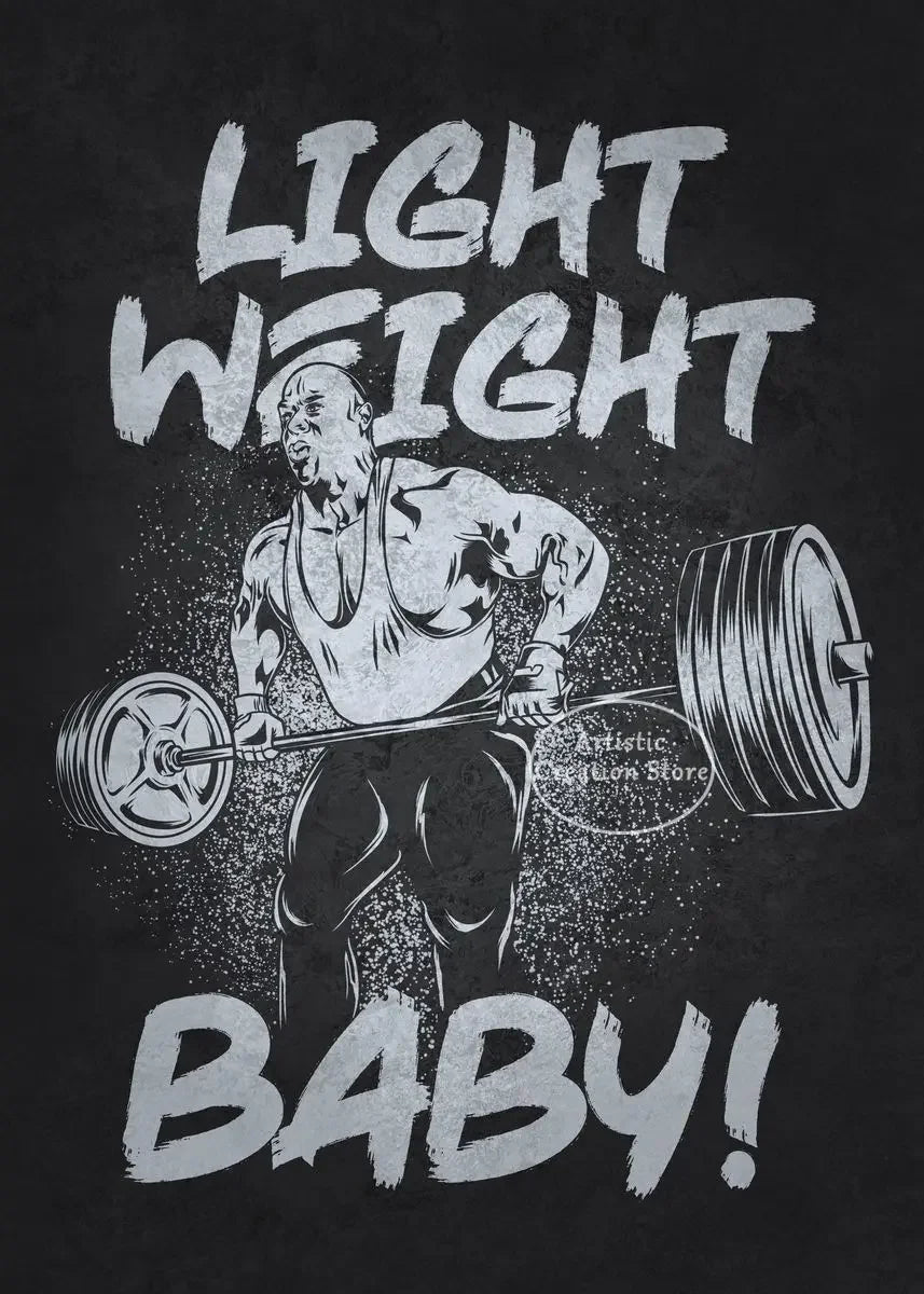 Iconic Gym Inspirational Quotes Poster Lets Go No Excuses Gym Prints Canvas Painting Wall Art Picture Gym Room Home Decor Gifts