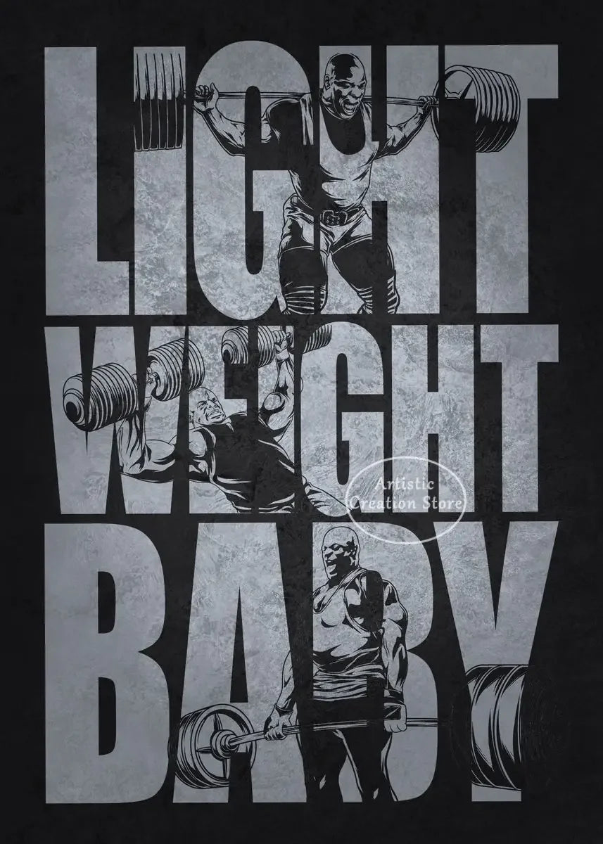 Iconic Gym Inspirational Quotes Poster Lets Go No Excuses Gym Prints Canvas Painting Wall Art Picture Gym Room Home Decor Gifts