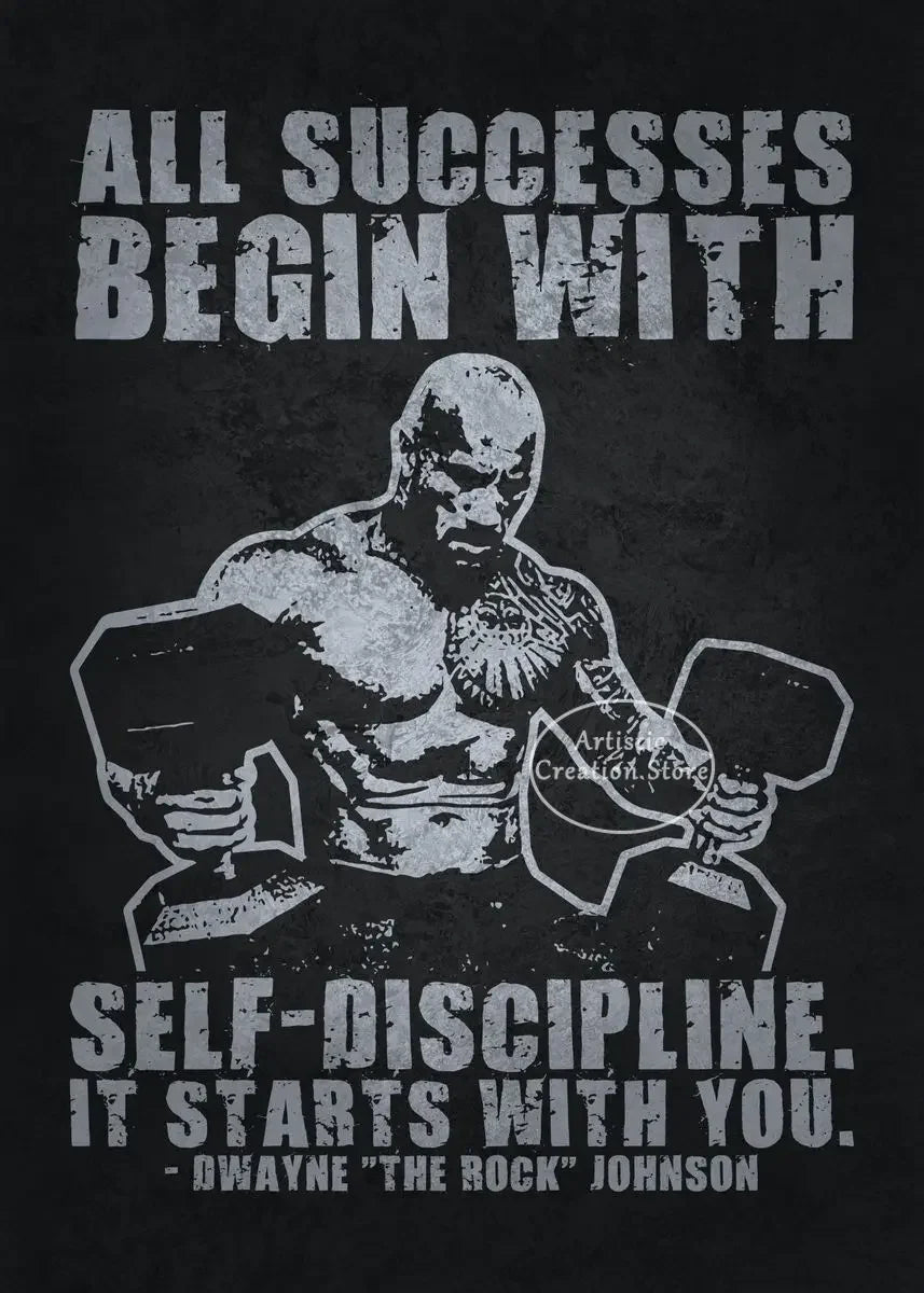 Iconic Gym Inspirational Quotes Poster Lets Go No Excuses Gym Prints Canvas Painting Wall Art Picture Gym Room Home Decor Gifts