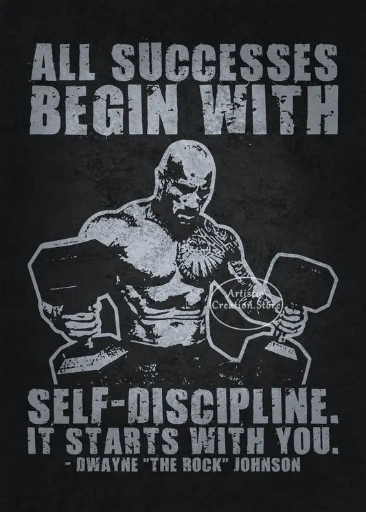 Iconic Gym Inspirational Quotes Poster Lets Go No Excuses Gym Prints Canvas Painting Wall Art Picture Gym Room Home Decor Gifts